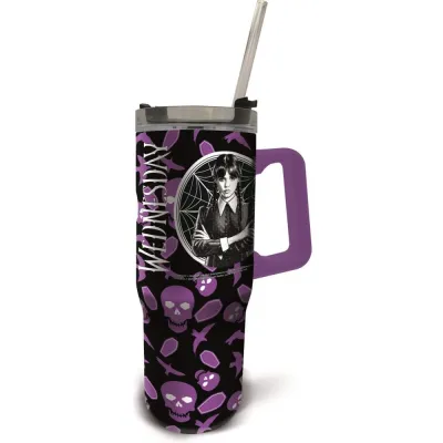 TAZA TERMO PAJITA  XL 940ML MIERCOLES 75993