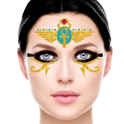 TATUAJE GLITER FARAONA 15768