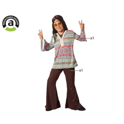 DISFRAZ HIPPIE T-3-4 66027