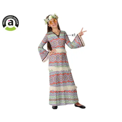 DISFRAZ HIPPIE NIÑA  T-5-6 66032