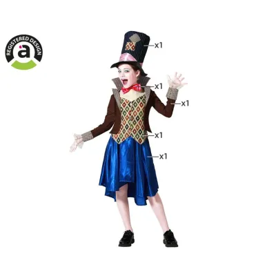 DISFRAZ SOMBRERERA LOCA T-7-9 75164