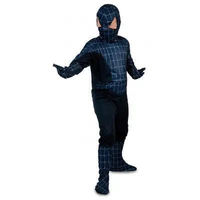 DISFRAZ SPIDERMAN NEGRO 853425-T01  TALLA 5-6