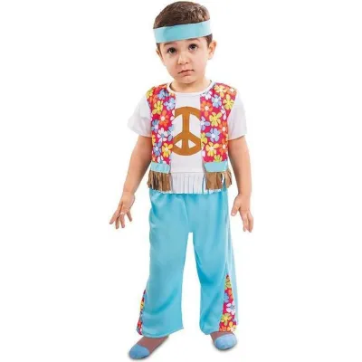 DISFRAZ BEBE HIPPIE T-6-12 706757-TNB