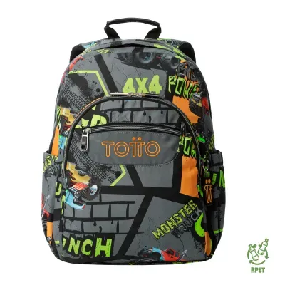 MOCHILA TOTTO TRUCK 44CM ADAPTABLE 2426N-7CG