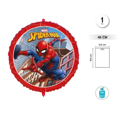 GLOBOS FOIL SPIDERMAN 45CM  93870