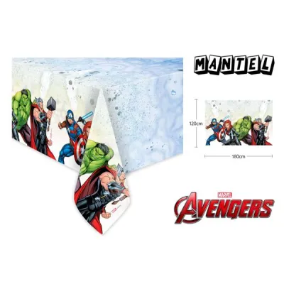 MANTEL VENGADORES PLASTICO 93874