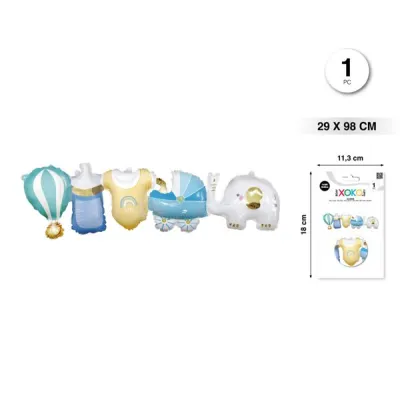 GUIRNALDA FOIL BABY 57280