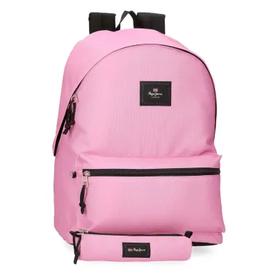 MOCHILA PEPE JEANS ROSA 44CM 63292C9