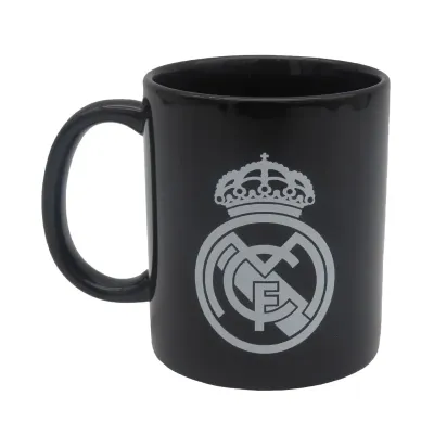 TAZA CERAMICA NEGRA REAL MADRID MG92-08RM
