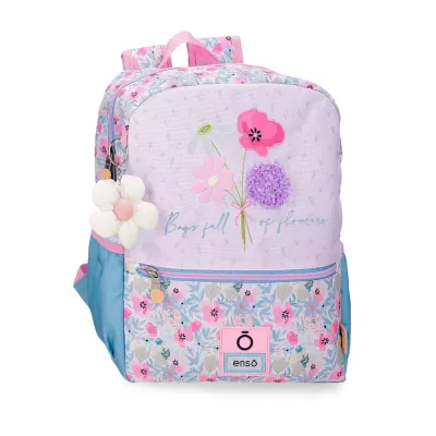 MOCHILA ENSO FLOWERS 33CM 97723D1