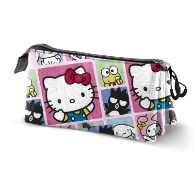 PORTATODO TRIPLE HELLO KITTY SANRIO 08718