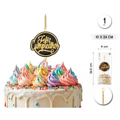 TOPPER VELA CUMPLEAÑOS 93721