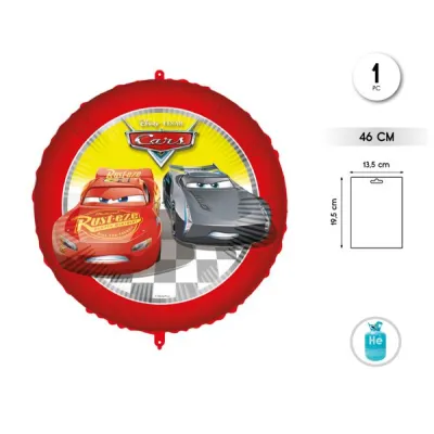 GLOBO FOIL CARS 46CM CO93862