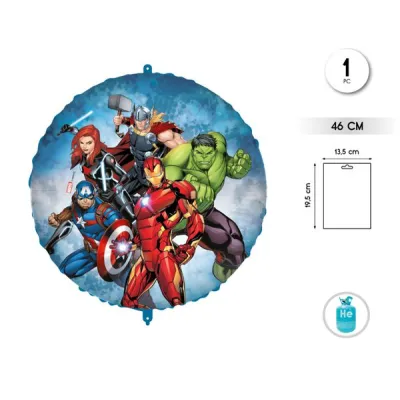 GLOBOS FOIL VENGADORES 46CM 93878