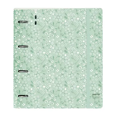 CARPEBLOCK 4 ANILLAS FOAM FLORES VERDES 542435667