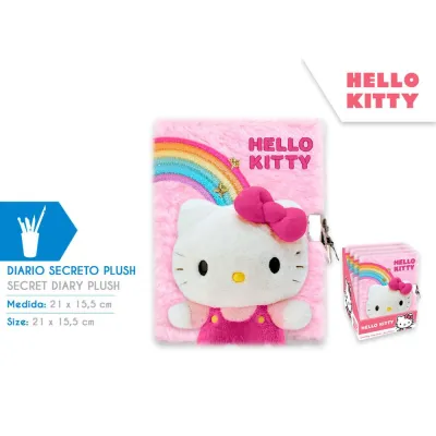DIARIO PLUHS HELLO KITTY CANDADO  HK50140