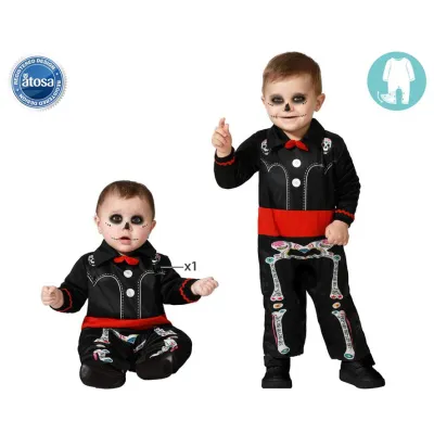 DISFRAZ BEBE ESQUELETO MEJICANO T-6-12 74448