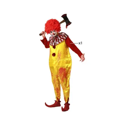 DISFRAZ ADULTO PAYASO AMARILLO T-XL 74443