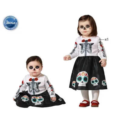 DISFRAZ BEBE ESQUELETO MEJICANO T-6-12 74499