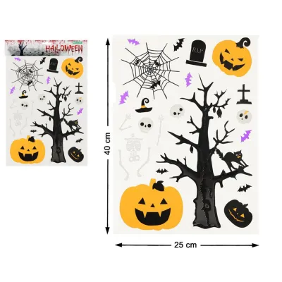 PEGATINA PARED HALLOWEEN 25X40 79236