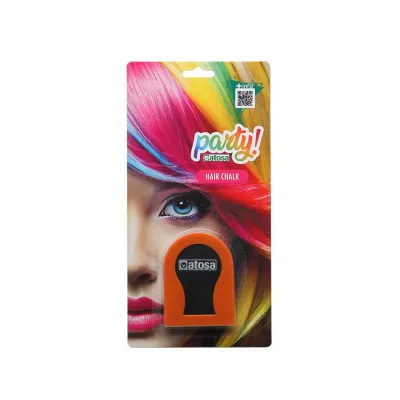 TIZA PARA EL PELO NARANJA 80517