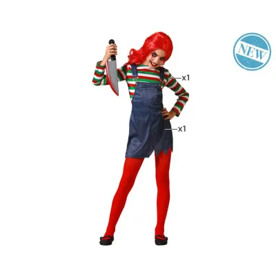 DISFRAZ CHUCKY NIÑA T-7-9 80759