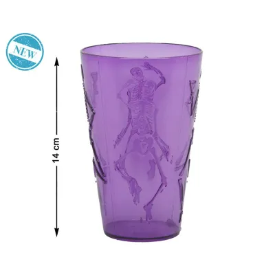 VASO HALLOWEEN 14CM MORADO 82496
