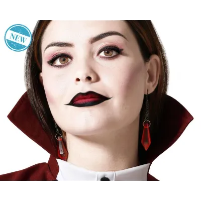 PENDIENTES VAMPIRESA ROJO 81393