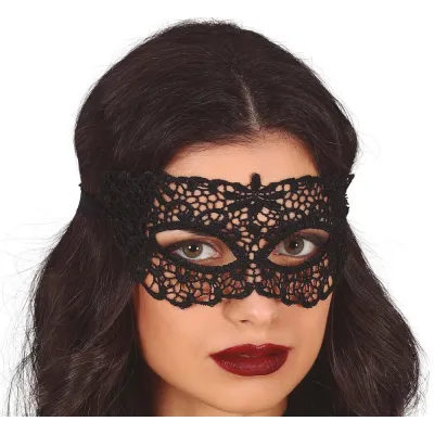 ANTIFAZ NEGRO BORDADO 12031