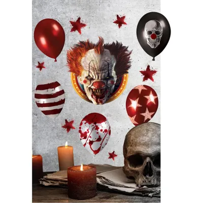 DECIORACION ADHESIVO PAYASO 25X70 24661