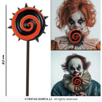 PIRULETA PAYASO DIABOLICO 20CM 29435