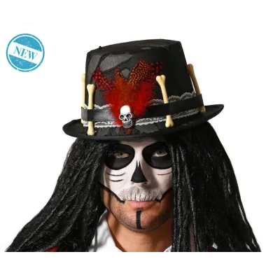 SOMBRERO STEAMPUNK NEGRO 81439
