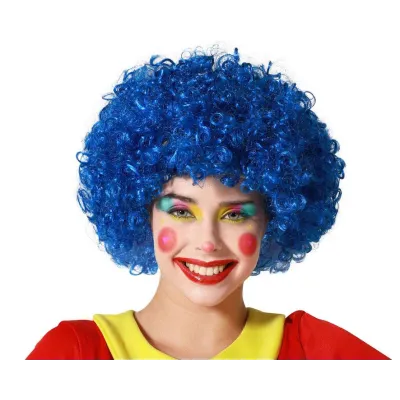 PELUCA PAYASO AZUL 83666