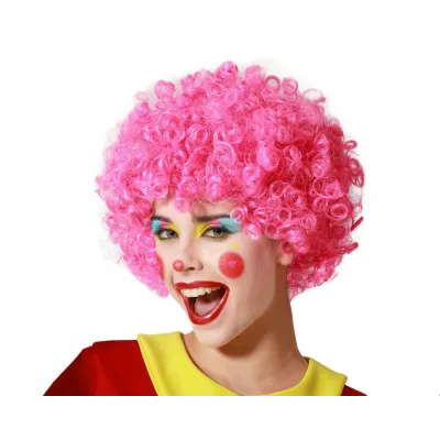 PELUCA PAYASO FUXIA  83668
