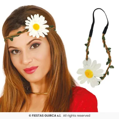 DIADEMA FLOR HIPPIE 18678