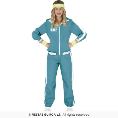 DISFRAZ ADULTO CONJUNTO VERDE T-L  79455