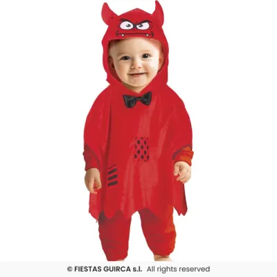DISFRAZ BEBE PONCHO DEMONIO T-18-24M 76191