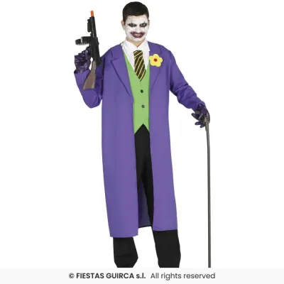 DISFRAZ PAYASO JOCKER T-14-16 77928