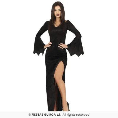 DISFRAZ ADULTO MORTICIA T-L 88871