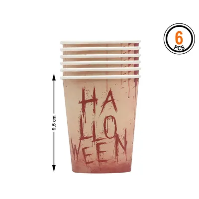 6 VASOS SANGRE 79845