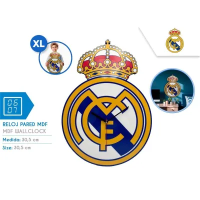 RELOJ PARED REAL MADRID RM00023