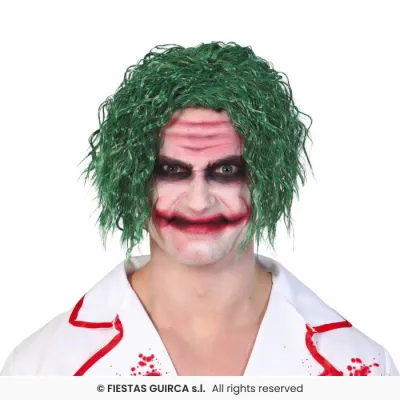 PELUCA PAYASO JOCKER VERDE 4105