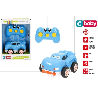COCHE R/C BABY AZUL 39578