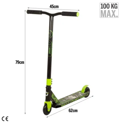 PATINETE 2 RUEDAS VERDE 54346