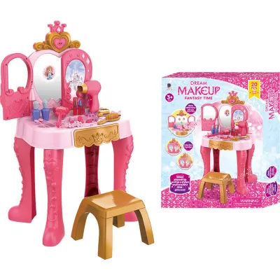 TOCADOR ROSA CON ACCESORIOS 25663