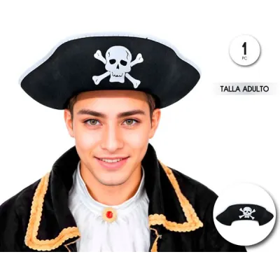 SOPMBRERO ADULTO PIRATA 11563