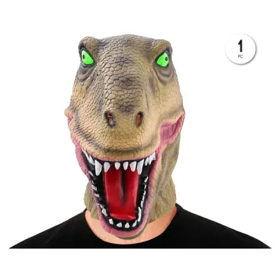 MASCARA LATEX DINOSAURIO 41481