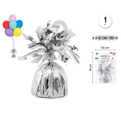 PESO PARA GLOBOS PLATA 54221