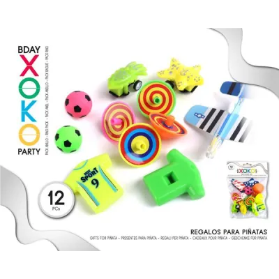 BOLSA 12 PIEZAS SPORT PARA PIÑATA 55586