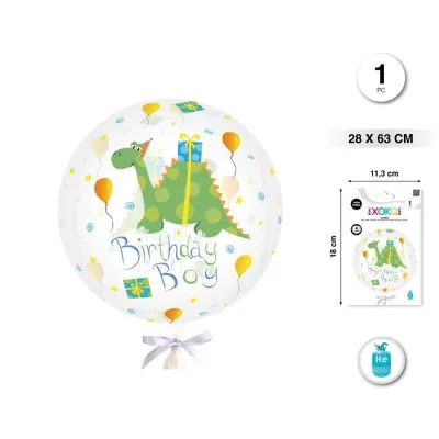 GLOBO DINO 3D  63CM 57052